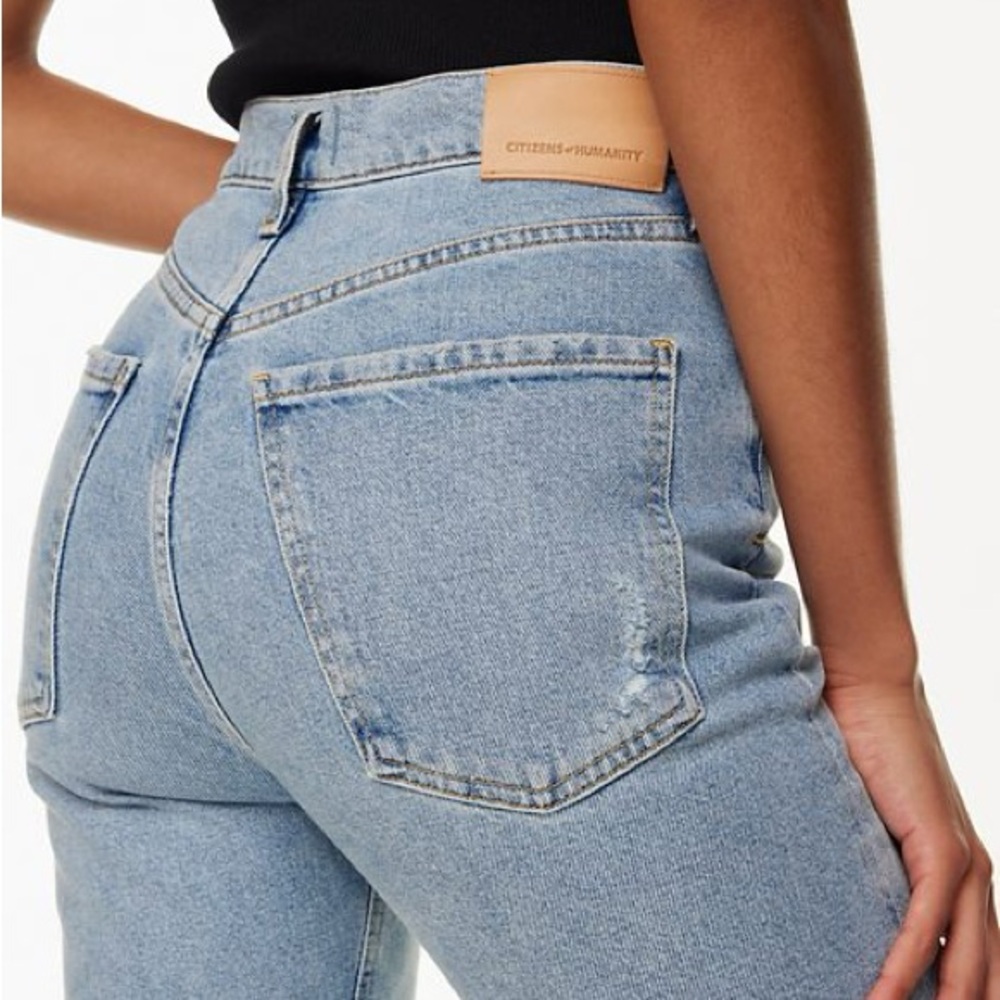 Citizens Of Humanity Light Blue Straight Leg Jeans